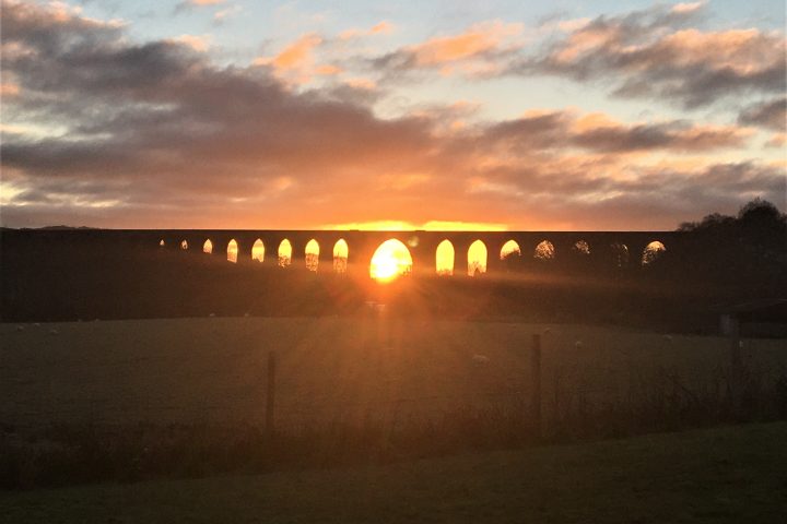 The Viaduct at Sunset