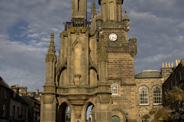 Forres Tolbooth and Nelson Tower